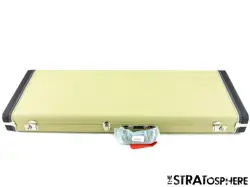 VINTAGE FENDER ERIC JOHNSON STRAT BLONDE HARDSHELL CASE GUITAR PART