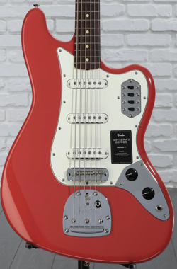 FENDER VINTERA II '60S BASS VI - FIESTA RED CERTIFIED OPEN BOX