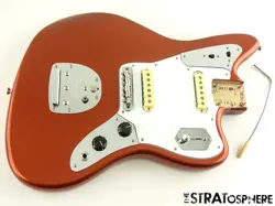 USA FENDER JOHNNY MARR JAGUAR LOADED BODY, AMERICAN NITRO METALLIC KO.