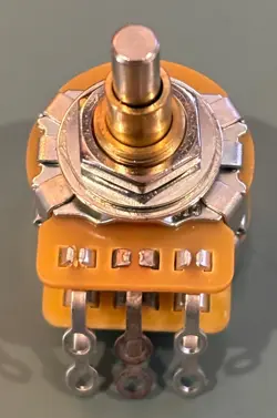 (1) CTS DUAL 250K/500K CONCENTRIC CONTROL POT FENDER '62 JAZZ BASS EP-4585