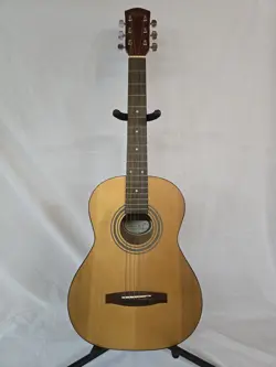 SQUIER BY FENDER MA-1 20TH ANNIVERSARY 3/4 SIZE ACOUSTIC GUITAR WITH CASE