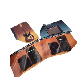 VINTAGE 1978 FENDER CASE CANDY DEALER PROMTION SHEETS TELECASTER DELUXE AMP