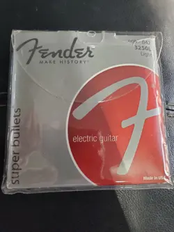 FENDER 3250L NICKEL-PLATED STEEL BULLET-END ELECTRIC GUITAR STRINGS LIGHT GAUGE