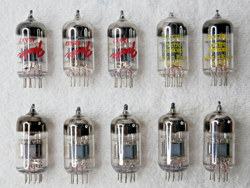 LOT OF TEN (10) 12AX7 7025 PREAMP TUBES SOVTEKS EH FENDER UNTESTED NO RESERVE