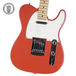 2008 FENDER CUSTOM CLASSIC TELECASTER NOS FIESTA RED