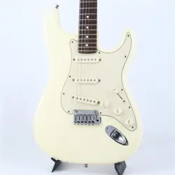FENDER JEFF BECK STRATOCASTER USED NOISELESS PICKUP OLYMPIC WHITE GUITAR