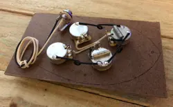 FENDER 72 TELECASTER DELUXE WIRING HARNESS NOS OIL CAPACACITORS CTS