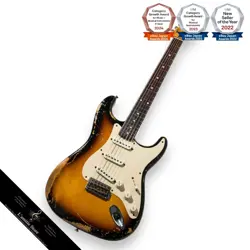 FENDER CUSTOM SHOP 1959 STRAT HEAVY RELIC AGED 3TONE SUNBURST