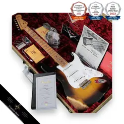 FENDER CUSTOM SHOP 70TH ANNIV 1954 STRATOCASTER HEAVY RELIC SUNBURST