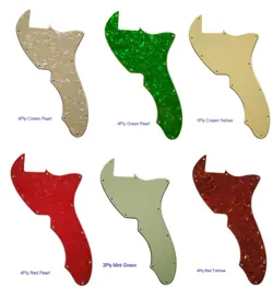 FOR US TELE 69 THINLINE GUITAR PICKGUARD BLANK SCRATCH PLATE, MULTICOLOR CHOICE