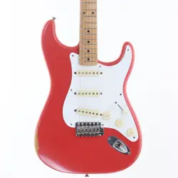 FENDER VINTERA ROAD WORN 50S STRATOCASTER FIESTA RED #GG76B