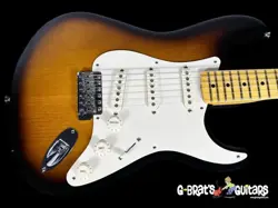 2015 FENDER STRATOCASTER ERIC JOHNSON EJ STRAT USA ~ 2-TONE SUNBURST