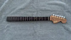 UNBRANDED STRATOCASTER NECK - MAPLE/WALNUT NOT FENDER