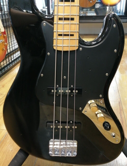 FENDER JAPAN JB75B JAZZ BASS BLACK BLOCK INLAY MADE IN JAPAN
