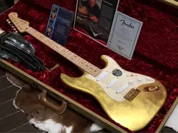 FINAL LISTING FENDER CUSTOM SHOP 2005 MASTERBUILT CLAPTON STRATOCASTER GOLD