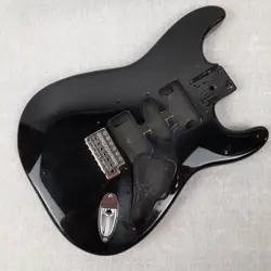 2004 BLACK SQUIER AFFINITY STRATOCASTER HSH ELECTRIC GUITAR 40MM THICK BODY