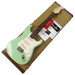 ELECTRIC GUITAR FENDER JEFF BECK STRATOCASTER UD SURF GREEN MOD. 2 KNOB MODIFICA