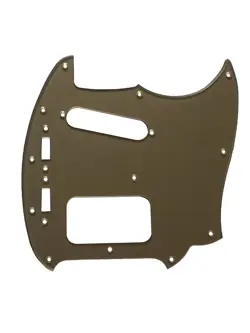 FOR FIT FENDER KURT COBAIN MUSTANG HS GUITAR PICKGUARD 1 PLY ACRYLIC GOLD