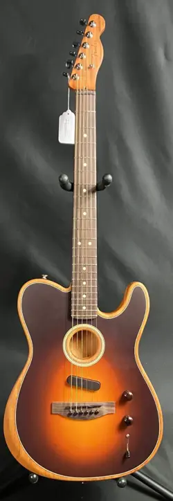 FENDER ACOUSTASONIC PLAYER TELECASTER ACOUSTIC-ELECTRIC GUITAR SHADOW BURST