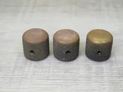 VINTAGE FENDER BASS SOLID BRASS KNOBS