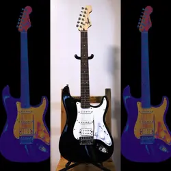STRINGS CHANGED SQUIER BY FENDER BULLET STRAT