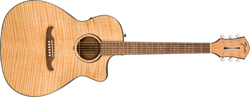 FENDER FA-345CE AUDITORIUM ACOUSTIC GUITAR, WALNUT FINGERBOARD, NATURAL