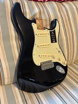 KEL KROYDON FENDER STRAT STYLE ULTRA III LOADED PREMIUM ALDER BLACK BODY