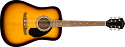 FENDER FA-125 DREADNOUGHT ACOUSTIC GUITAR, WALNUT FINGERBOARD, SUNBURST