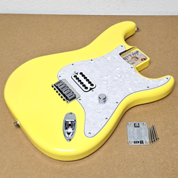 2023 FENDER TOM DELONGE STRATOCASTER LOADED BODY - GRAFFITI YELLOW STRAT GUITAR