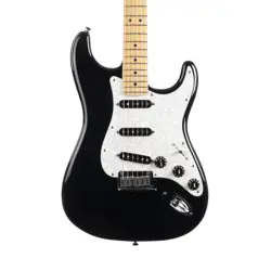 USED FENDER AMERICAN SERIES STRATOCASTER BLACK 2006