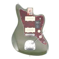 RARE FENDER LIMITED EDITION JAZZMASTER GUITAR BODY OLIVE GREEN 082002-J12