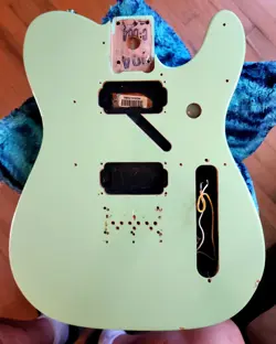 2000'S FENDER TELECASTER HH GUITAR BODY - SURF PEARL OR SEAFOAM GREEN - TELE