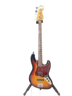 FENDER ELECTRIC BASS GUITAR AMERICAN STANDARD JAZZ MULTICOLOR USED
