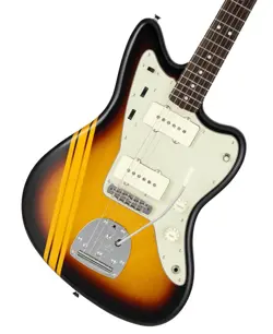 FENDER 2025 TRADITIONAL 60S JAZZMASTER COMPETITION 3-COLOR SUNBURST AGED NATURAL