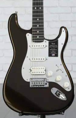 FENDER AMERICAN ULTRA II STRATOCASTER HSS ELECTRIC GUITAR - TEXAS TEA