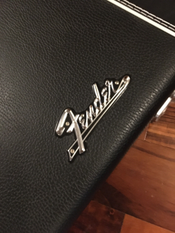 FENDER PRO SERIES BLACK TOLEX WOODEN ELECTRIC GUITAR CASE STRAT TELE