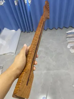 STAINLESS 22 FRET TELE FLAME ROASTED MAPLE ELECTRIC GUITAR NECK GLOSS FOR FENDER