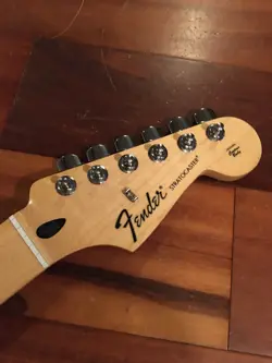 2017 FENDER STRAT NECK MAPLE STANDARD STRATOCASTER TUNERS PLATE MEDIUM JUMBO
