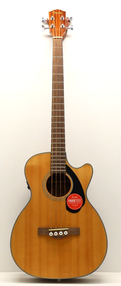 FENDER CB-60SCE NAT LR ACOUSTIC/ELECTRIC BASS GUITAR - NATURAL