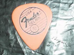 ORANGE GUITAR PICK