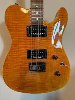 USED FENDER SPECIAL EDITION CUSTOM TELECASTER FMT HH AMBER