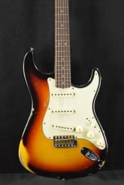 FENDER LIMITED EDITION 1964 L-SERIES STRATOCASTER HEAVY RELIC 3-COLOR SUNBURST
