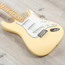 FENDER CUSTOM SHOP YNGWIE MALMSTEEN STRATOCASTER GUITAR, SCALLOPED VINTAGE WHITE