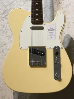 FENDER MADE IN JAPAN TRADITIONAL 60S TELECASTER USED VINTAGE WHITE W/SOFT CASE