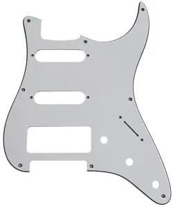 CUSTOM FOR FENDER STRATOCASTER 8 SCREWS S-S-P90 STYLE GUITAR PICKGUARD WHITE