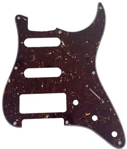 GUITAR PICKGUARD FOR FENDER STRATOCASTER 8 SCREWS S-S-P90 STYLE,BROWN TORTOISE