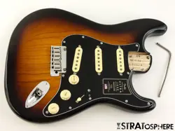 FENDER AMERICAN ULTRA LUXE STRATOCASTER STRAT LOADED BODY 2TS SUNBURST
