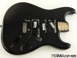 FENDER AMERICAN PROFESSIONAL II STRATOCASTER BODY, STRAT PARTS BLACK!