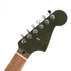 RARE FENDER LIMITED EDITION JAZZMASTER GUITAR NECK OLIVE GREEN (082005-F3)