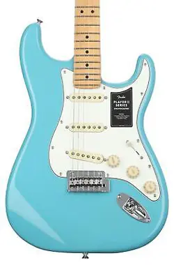 FENDER PLAYER II STRATOCASTER ELECTRIC GUITAR - AQUATONE BLUE WITH MAPLE